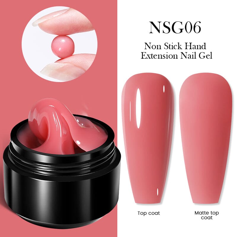Deep Nude Non Stick Hand Extension Nail Gel 15ml NSG06 Gel Nail Polish BORN PRETTY 