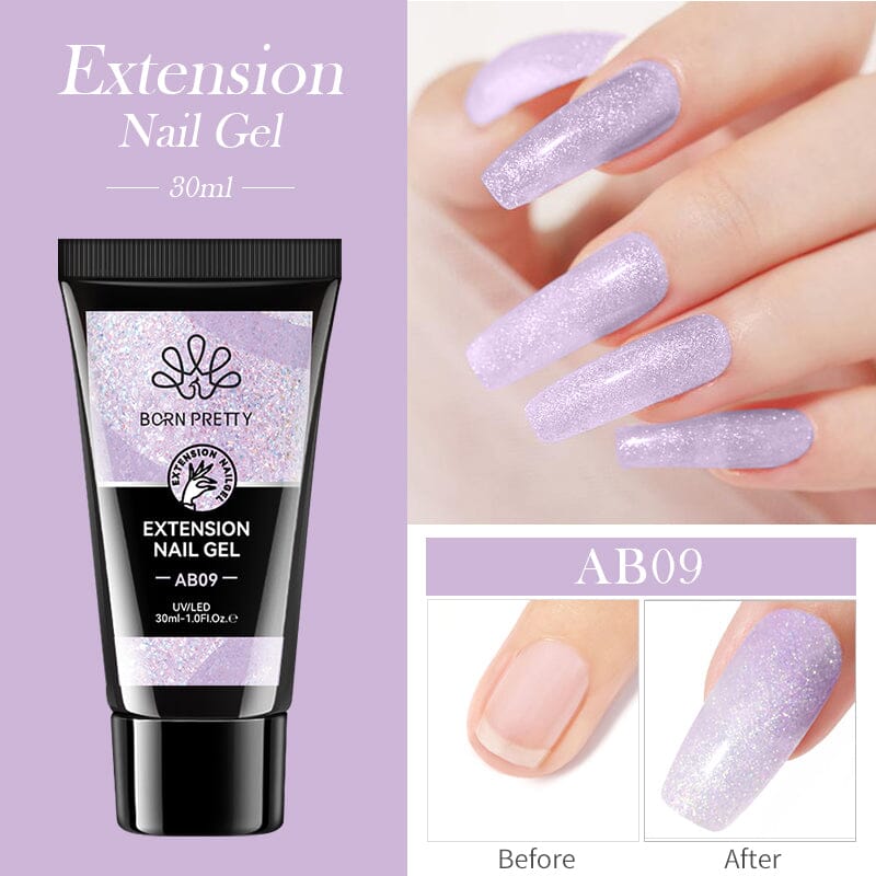 Jelly Nude Nail Extension Gel 30ml Extension Nail Gel BORN PRETTY AB09 