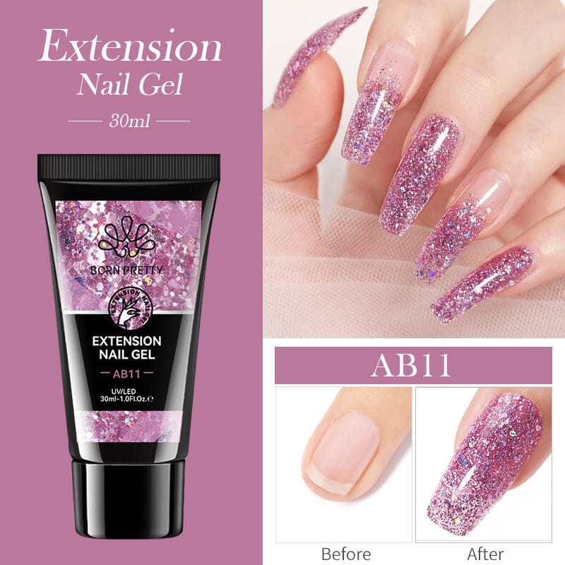 Jelly Nude Nail Extension Gel 30ml Extension Nail Gel BORN PRETTY AB11 