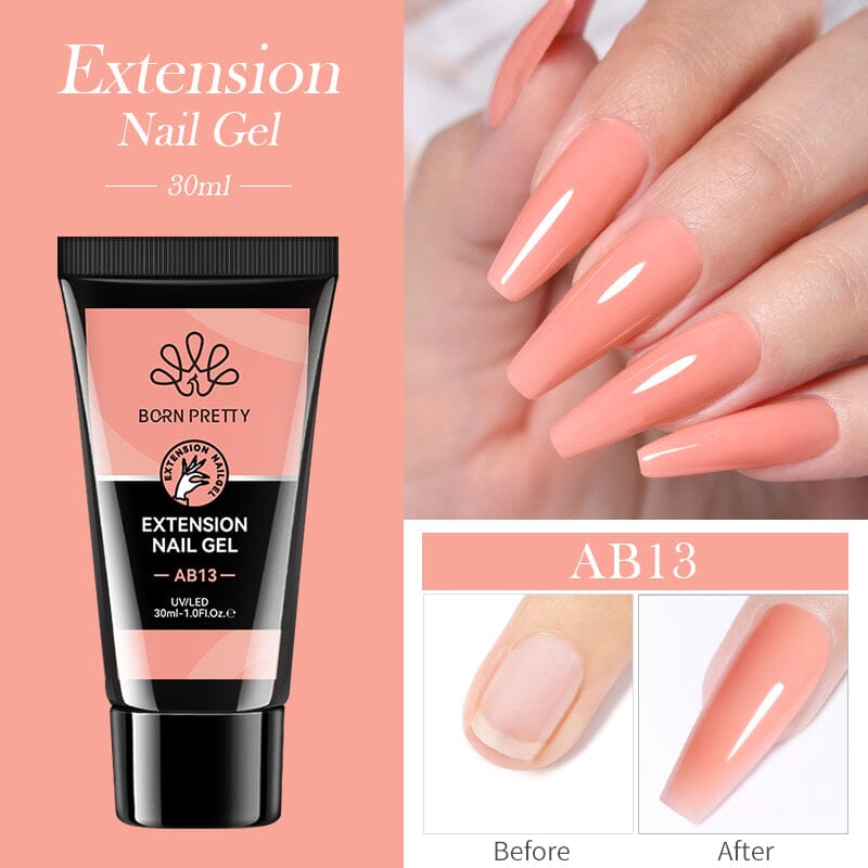 Jelly Nude Nail Extension Gel 30ml Extension Nail Gel BORN PRETTY AB13 