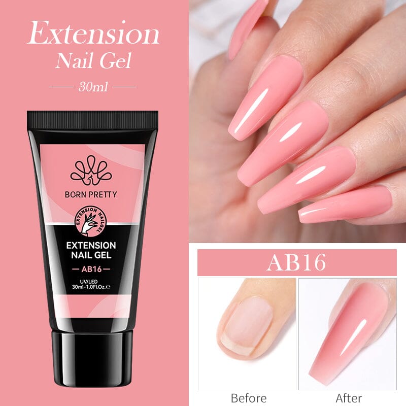 Jelly Nude Nail Extension Gel 30ml Extension Nail Gel BORN PRETTY AB16 