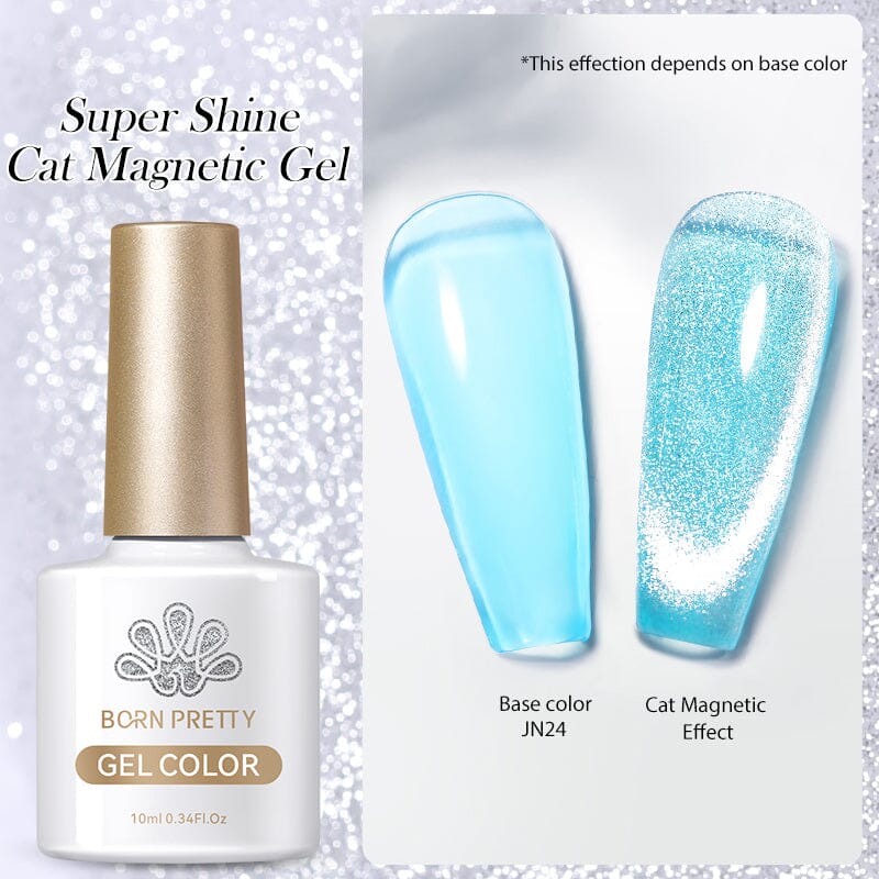 Super Shine Cat Magnetic Gel Jelly Nude Gel 10ml Gel Nail Polish BORN PRETTY 