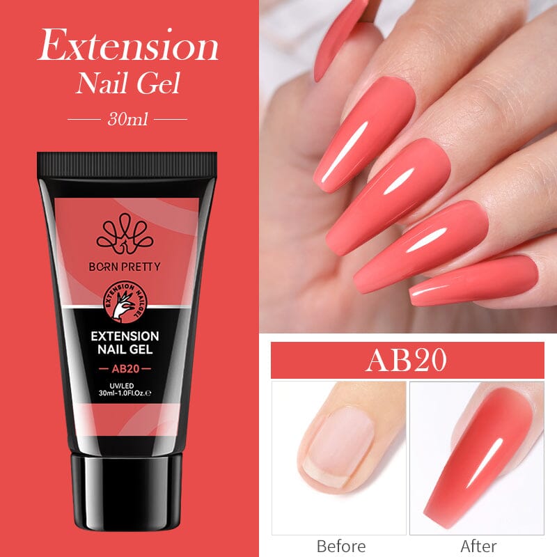 Jelly Nude Nail Extension Gel 30ml Extension Nail Gel BORN PRETTY AB20 