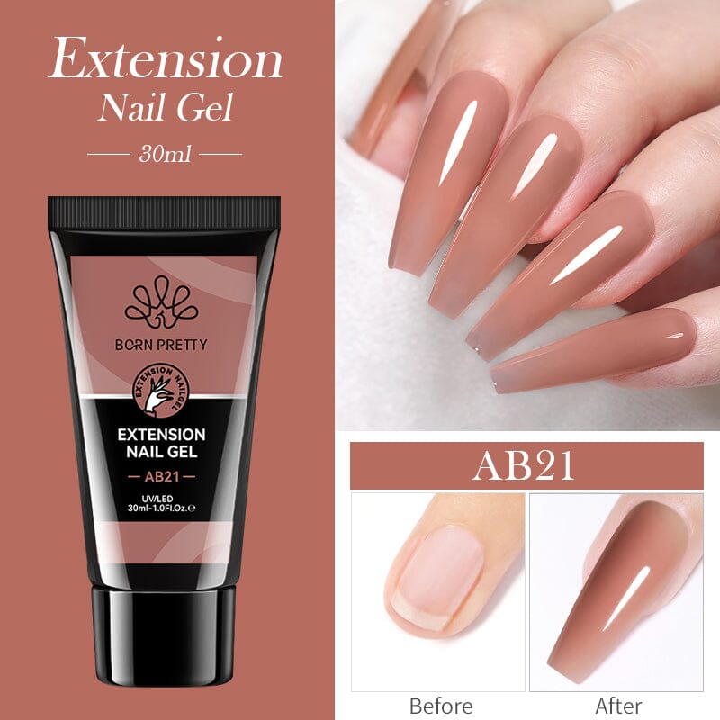 Jelly Nude Nail Extension Gel 30ml Extension Nail Gel BORN PRETTY AB21 