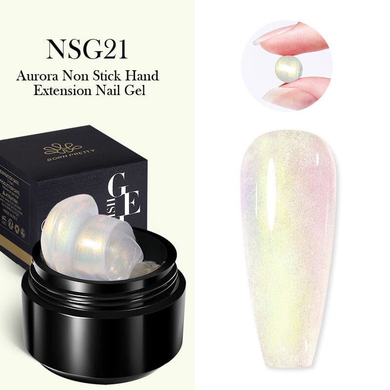 Aurora Non Stick Hand Extension Nail Gel 15ml NSG21 Gel Nail Polish BORN PRETTY 