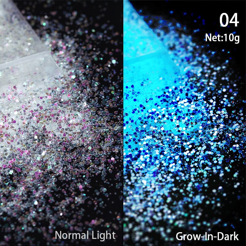 Luminous Nail Powder Glow In The Dark 10g/Bag Nail Powder BORN PRETTY 04 