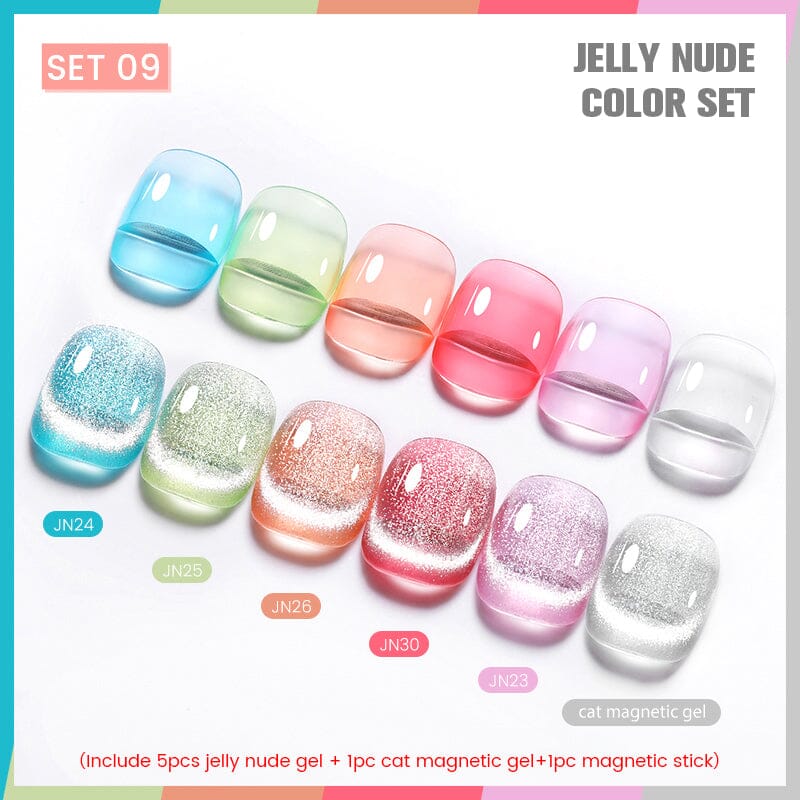 6 Colors Jelly Gel Set 09 Kits & Bundles BORN PRETTY 