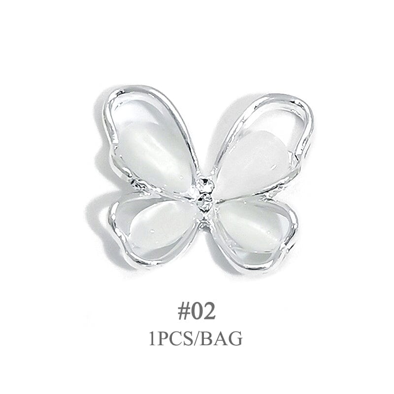 Butterfly Opal Pearly Alloy Nail Decoration Nail Decoration BORN PRETTY 02 