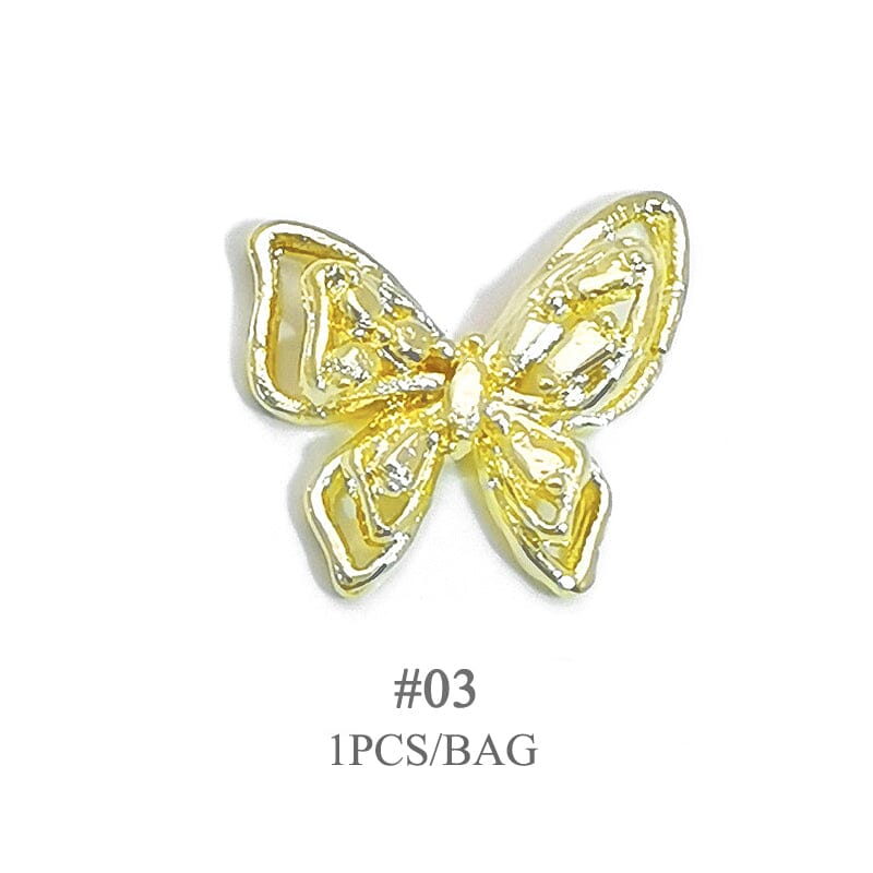 Butterfly Opal Pearly Alloy Nail Decoration Nail Decoration BORN PRETTY 03 