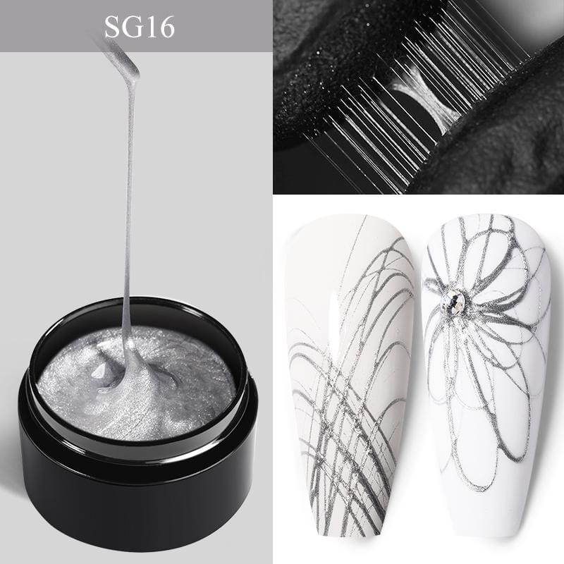 Silver Spider Nail Gel 5ml SG16 BORN PRETTY 