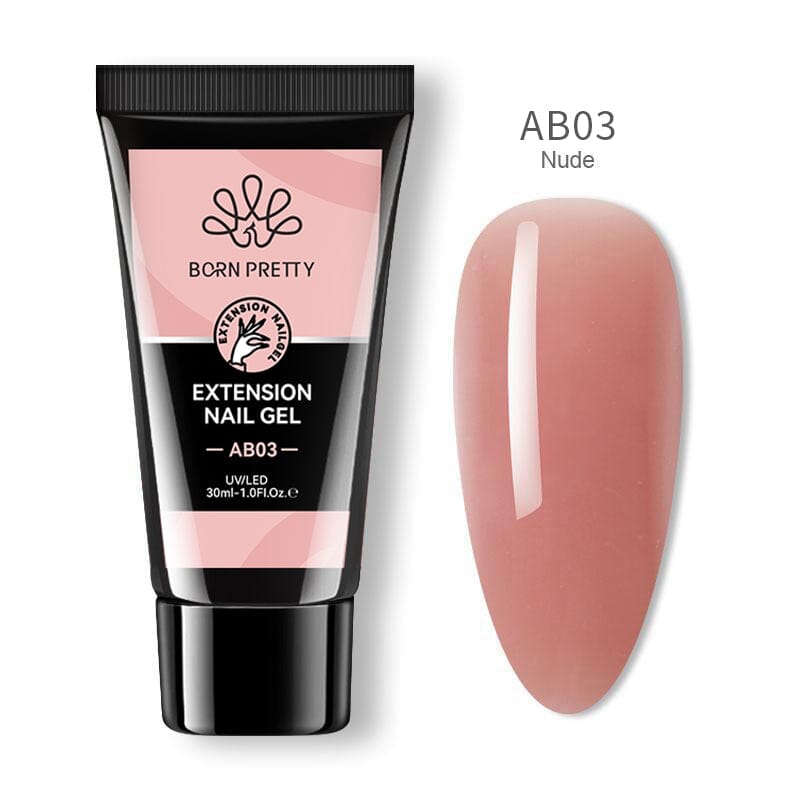 Nude Extension Nail Gel AB03 Extension Nail Gel BORN PRETTY 
