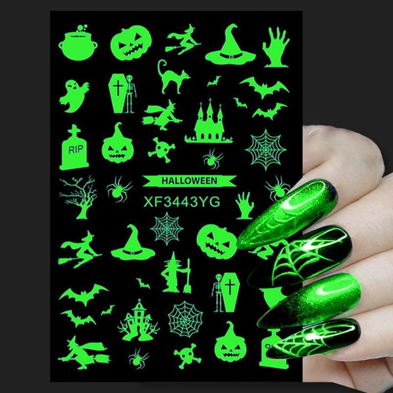 Halloween Luminous Nail Sticker Nail Sticker BORN PRETTY 