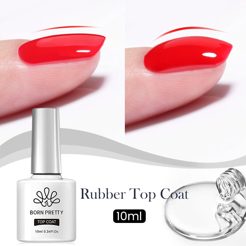 Rubber Top Coat 10ml Base & Top Coat BORN PRETTY 