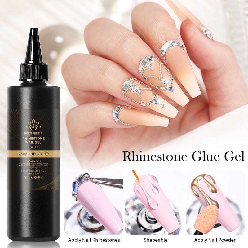 Rhinestone Glue Nails