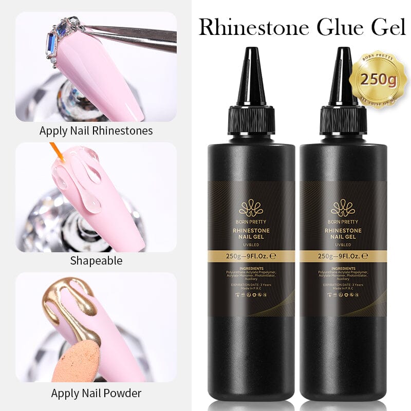 Rhinestone Glue Gel 250g Gel Nail Polish BORN PRETTY 