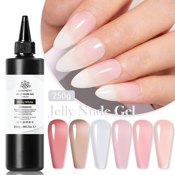 250g Jelly Nude Gel Polish Gel Nail Polish BORN PRETTY 