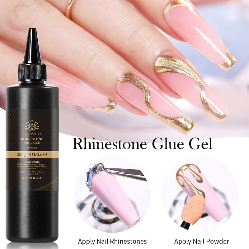 Rhinestone Glue Gel 250g Gel Nail Polish BORN PRETTY 