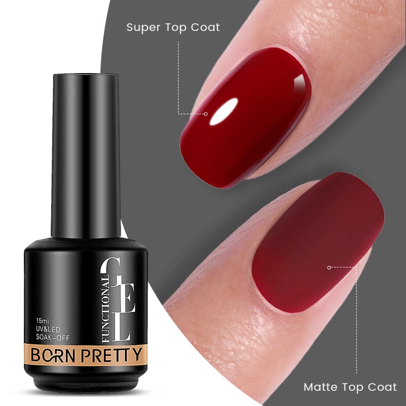 Matte Top Coat 15ml Base & Top Coat BORN PRETTY 