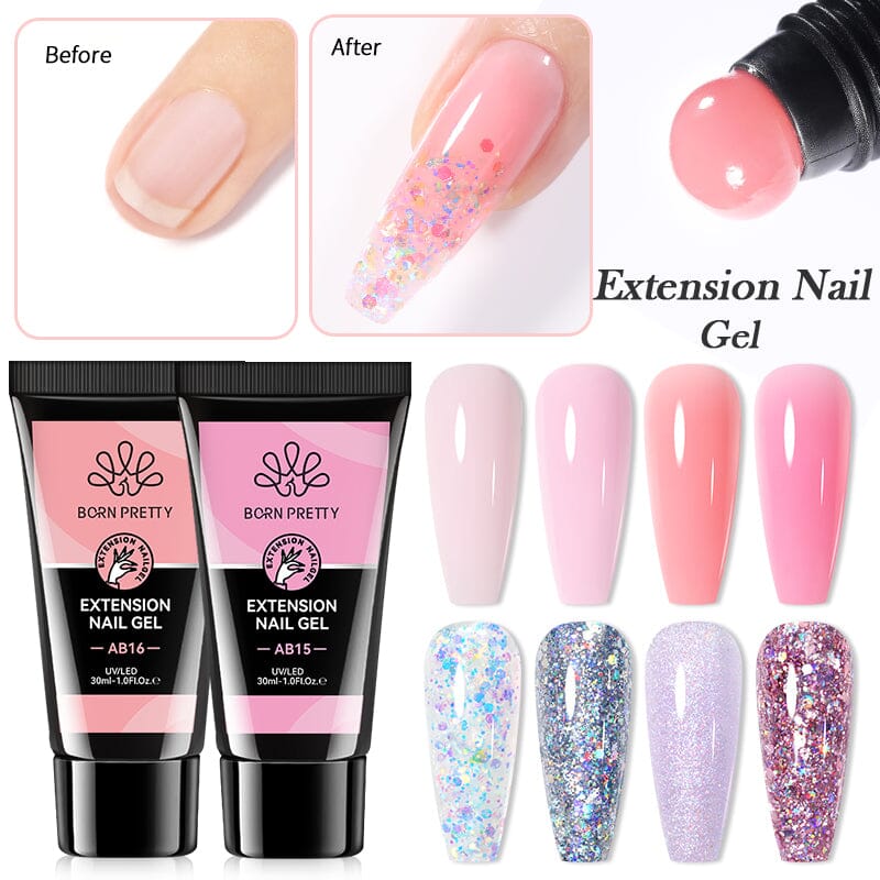Jelly Nude Nail Extension Gel 30ml Extension Nail Gel BORN PRETTY 