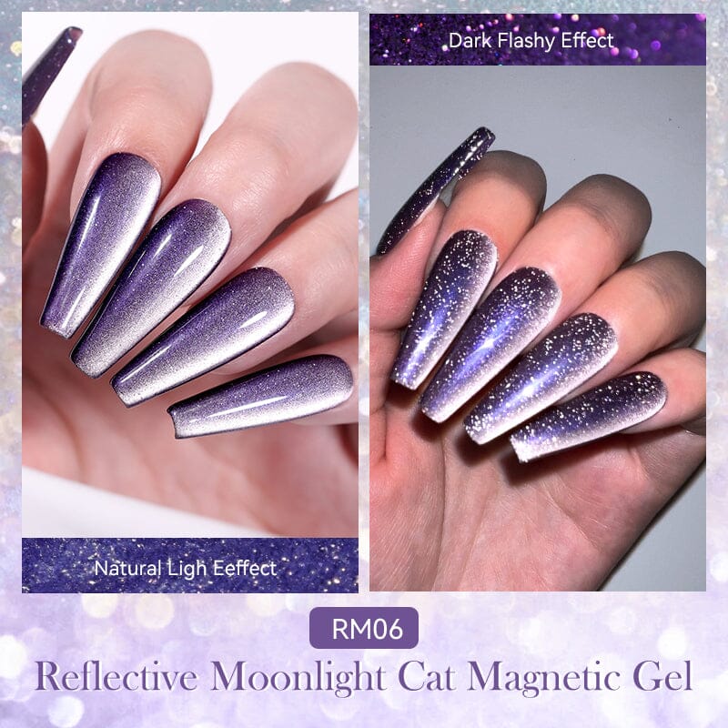 Reflective Moonlight Cat Magnetic Gel 10ml Gel Nail Polish BORN PRETTY 