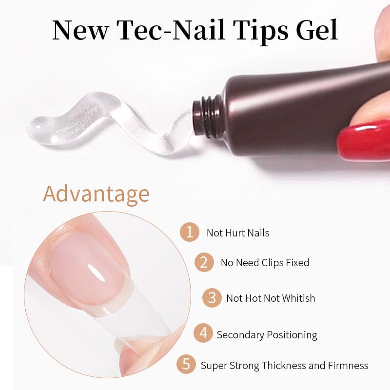 Transparent Nail Tips Gel 15g Tools & Accessories BORN PRETTY 