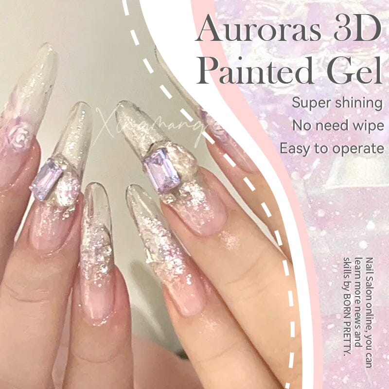 Auroras 3D Painted Gel Polish 5ml Gel Nail Polish BORN PRETTY 