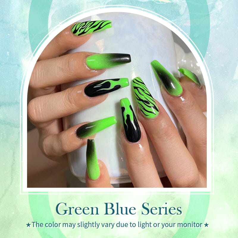 Green Blue Series Gel 10ml Gel Nail Polish BORN PRETTY 