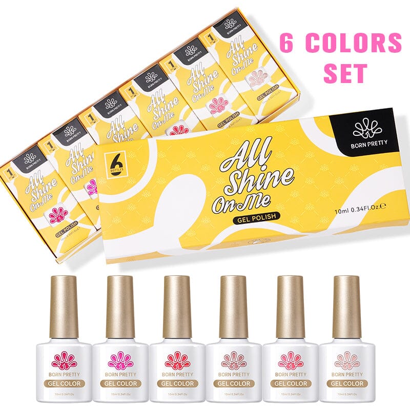 Pastel 6 Colors Gel Polish Set 10ml Kits & Bundles BORN PRETTY 