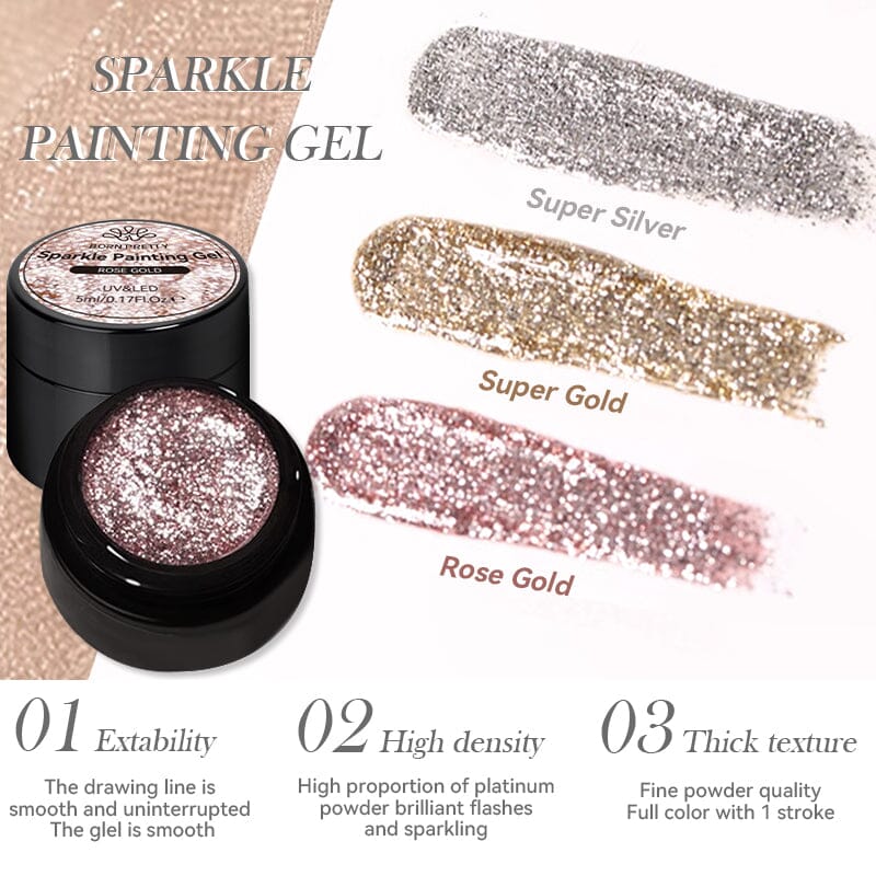 Sparkle Painting Gel 5ml Gel Nail Polish BORN PRETTY 