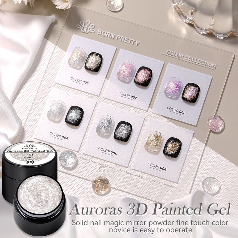 Auroras 3D Painted Gel Polish 5ml Gel Nail Polish BORN PRETTY 