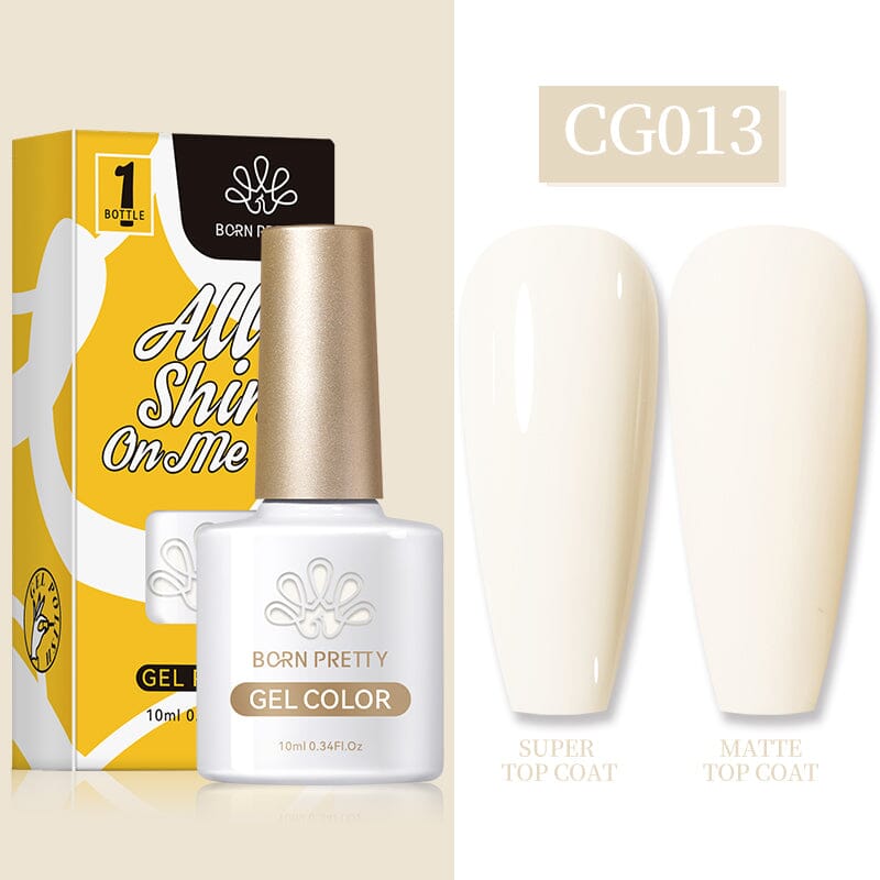 10ml White Gold Series Gel Nail Polish 130 Colors Gel Nail Polish BORN PRETTY CG013 