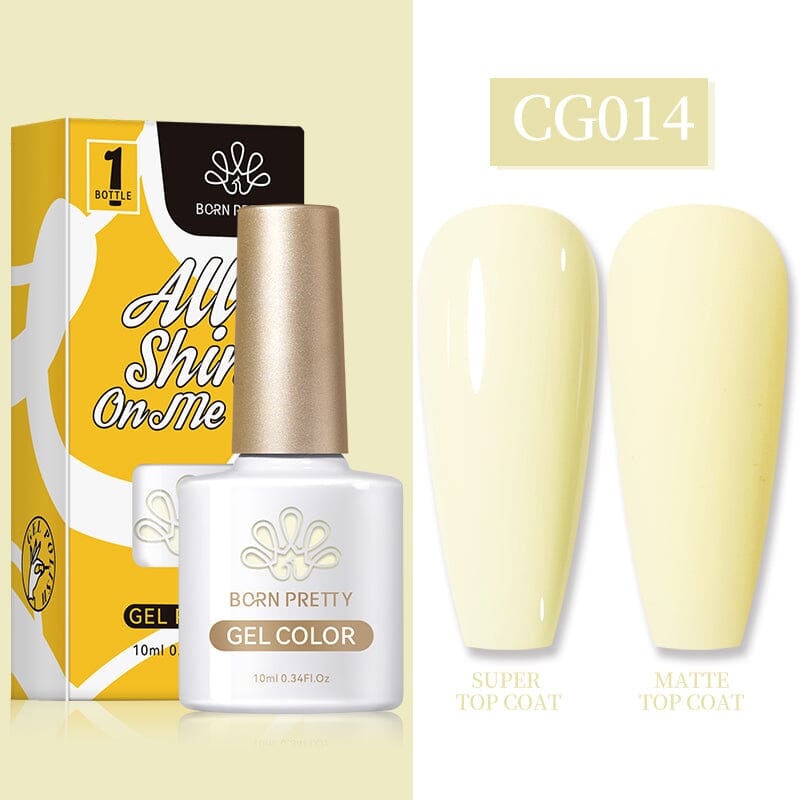 10ml White Gold Series Gel Nail Polish 130 Colors Gel Nail Polish BORN PRETTY CG014 