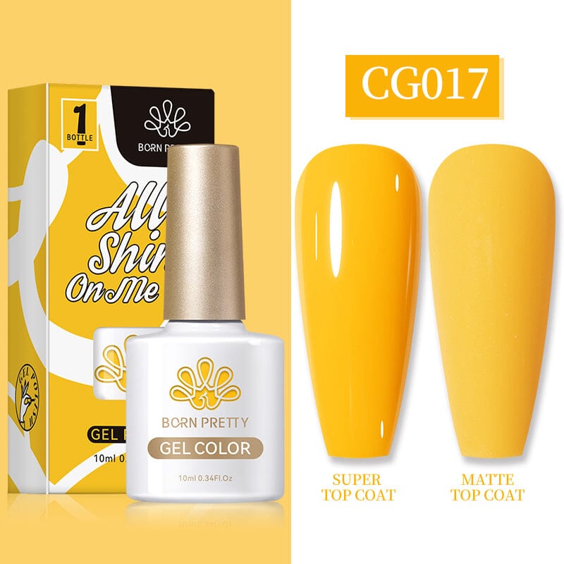 10ml White Gold Series Gel Nail Polish 130 Colors Gel Nail Polish BORN PRETTY CG017 