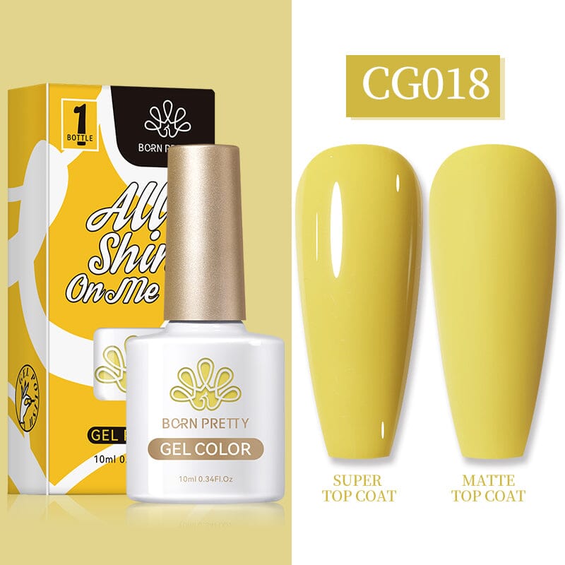10ml White Gold Series Gel Nail Polish 130 Colors Gel Nail Polish BORN PRETTY CG018 