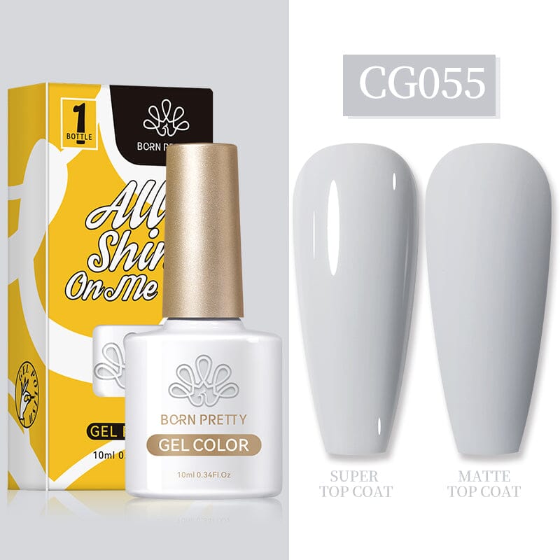 10ml White Gold Series Gel Nail Polish 130 Colors Gel Nail Polish BORN PRETTY CG055 