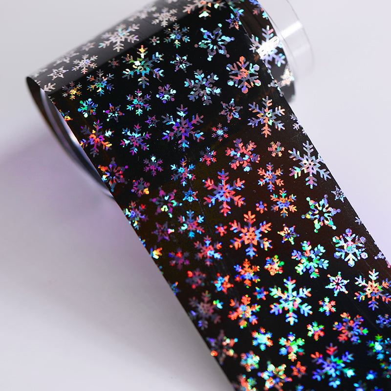 Nail Transfer Sticker Christmas Snowflakes DIY Nail Decoration Nail Tools BORN PRETTY 