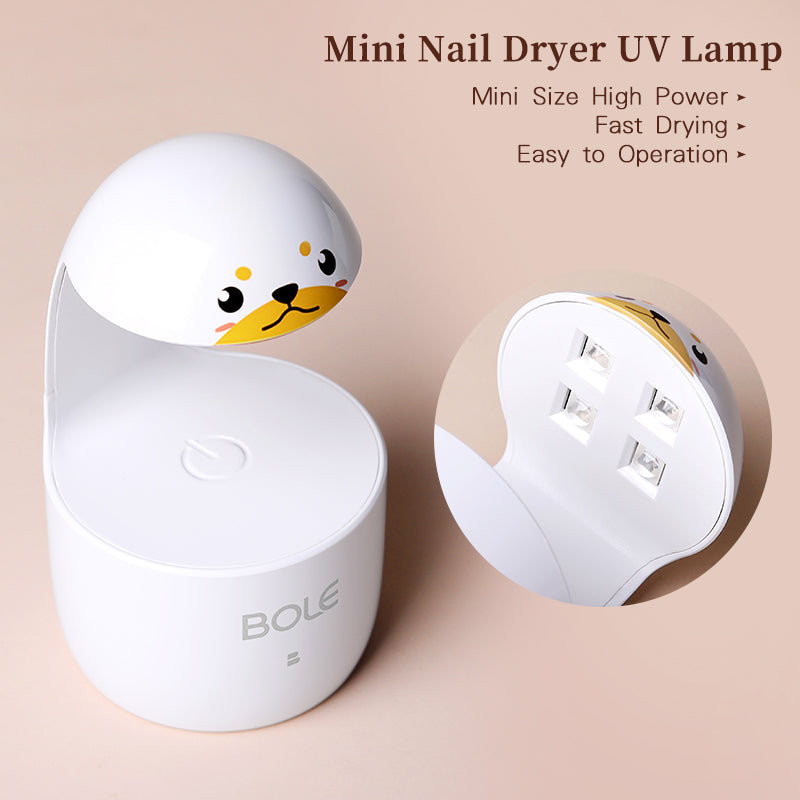 8W Mini UV LED Nail Lamp Nail Dryer for Gel Polish Nail Tools BORN PRETTY 