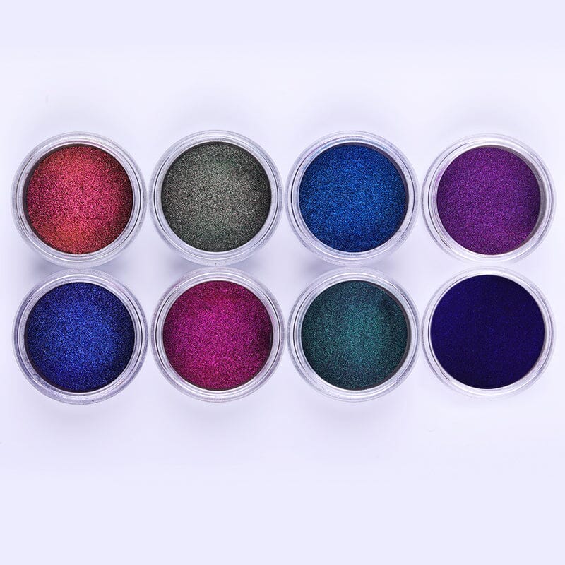 8 Colors Mirror Chameleon Powder Set Kits & Bundles BORN PRETTY 