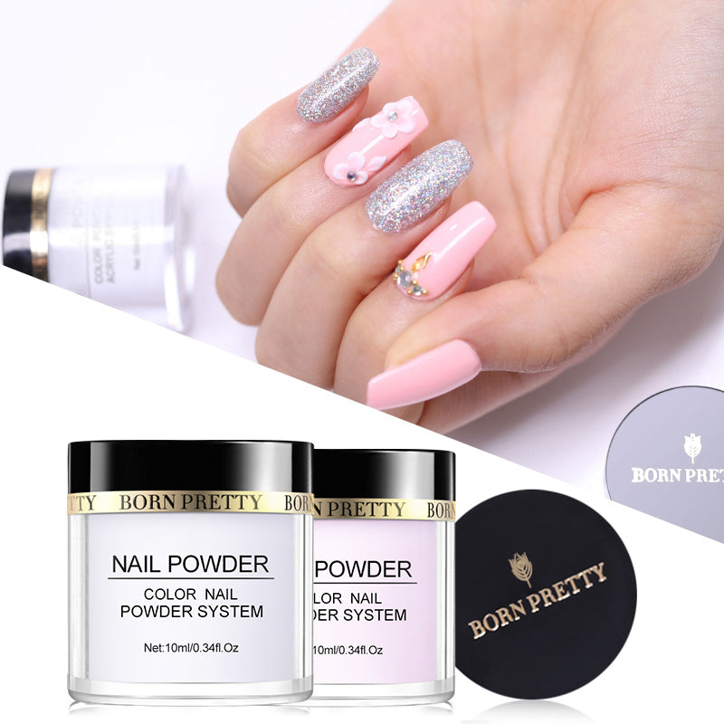 Pink Acrylic Powder 10ml Nail Powder BORN PRETTY 