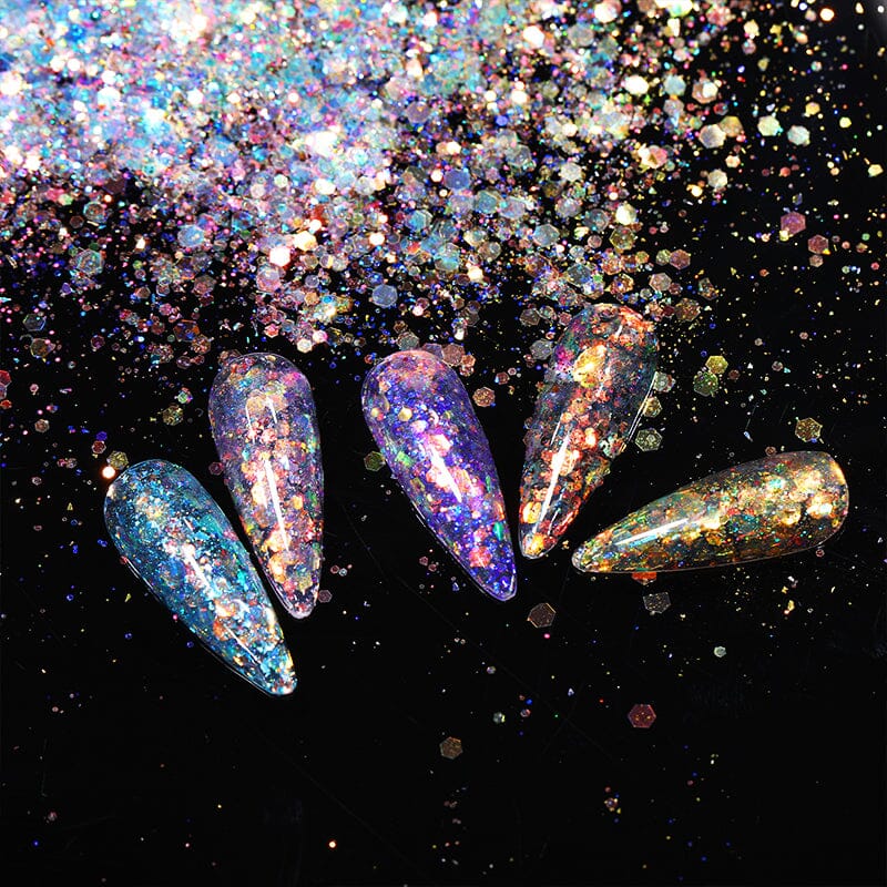 Colorful Glitter Sequins Nail Powder BORN PRETTY 