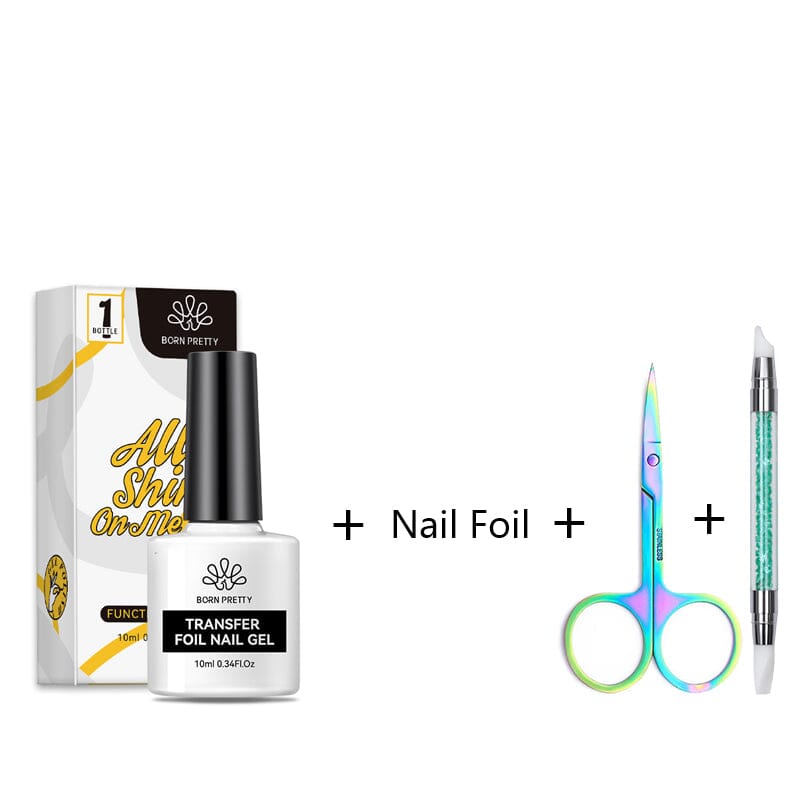 Transfer Foil Nail Gel Kit DIY Nails BORN PRETTY 