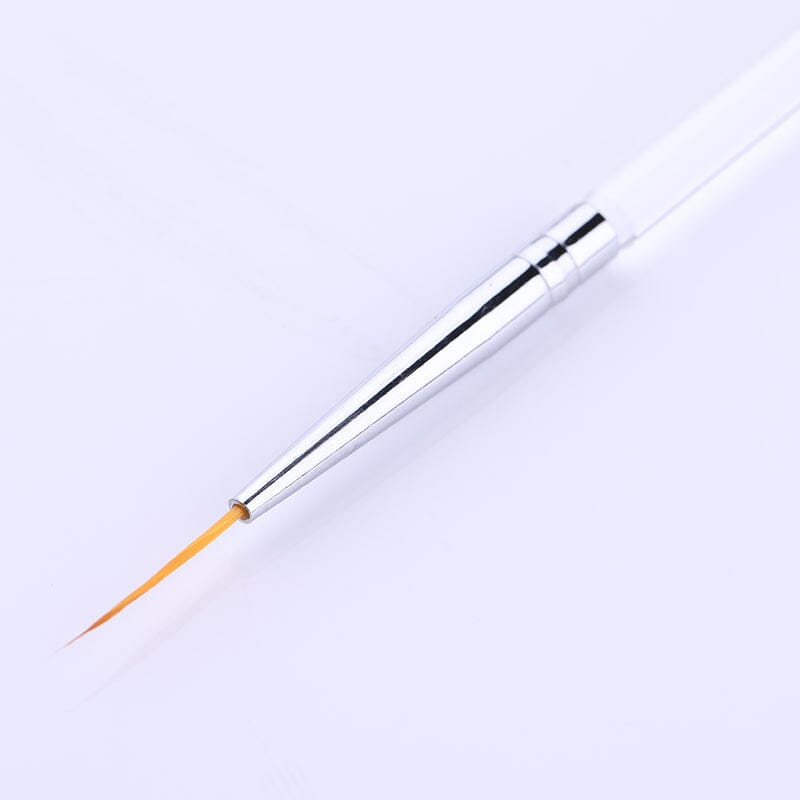 3Pcs Transparent Handle Liner Nail Brush Pen Tools & Accessories BORN PRETTY 