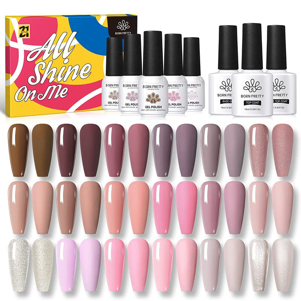 Buy Perfect Summer Pink Gel Nail Polish Kit - UV LED Soak Off Nail Polish, Starter  Kit,10ml each #09 Online at desertcartINDIA