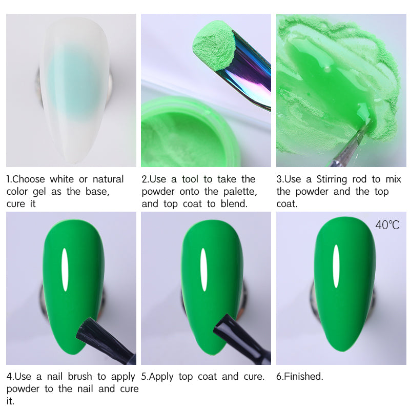 1 Box Thermal Nail Powder Color-changing Temperature Change Powder DIY Nails BORN PRETTY 
