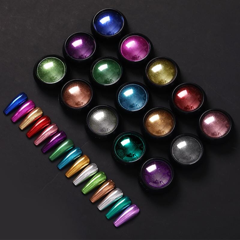 15 Colors Mirror Nail Powder Set Kits & Bundles BORN PRETTY 
