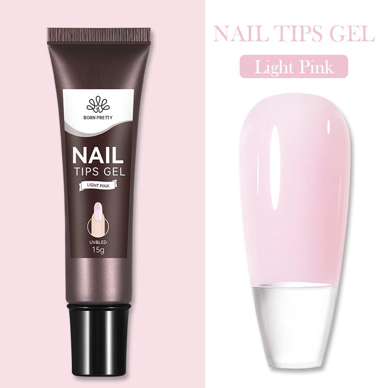 15g Nail Tips Gel Gel Nail Polish BORN PRETTY Light Pink 
