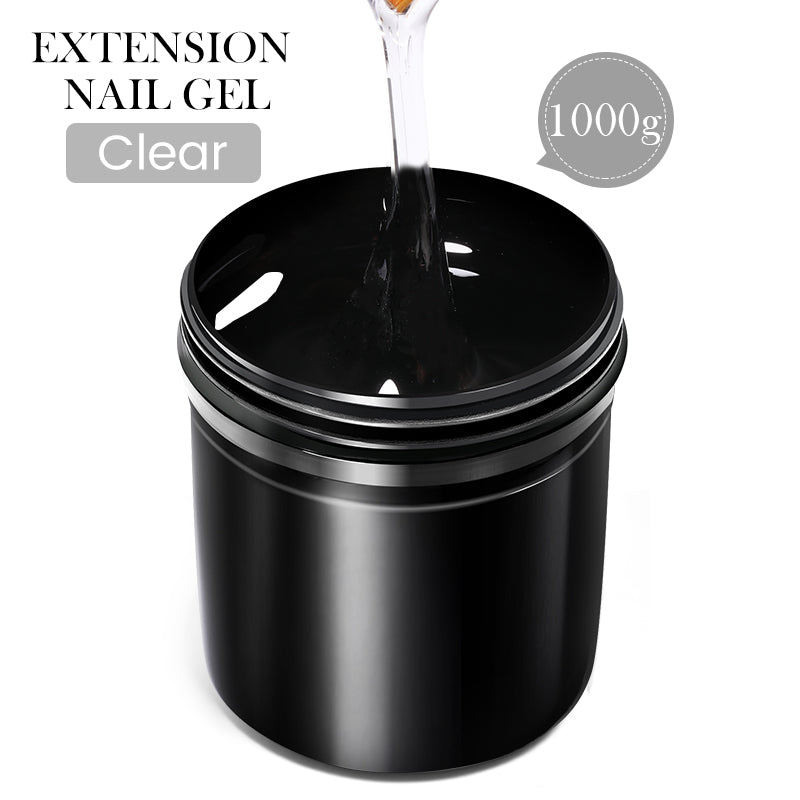 1000g Extension Nail Gel Jelly Gel Quick Building Gel Nail Polish Extension Nail Gel BORN PRETTY Clear 
