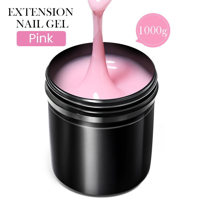 1000g Extension Nail Gel Jelly Gel Quick Building Gel Nail Polish Extension Nail Gel BORN PRETTY Pink 
