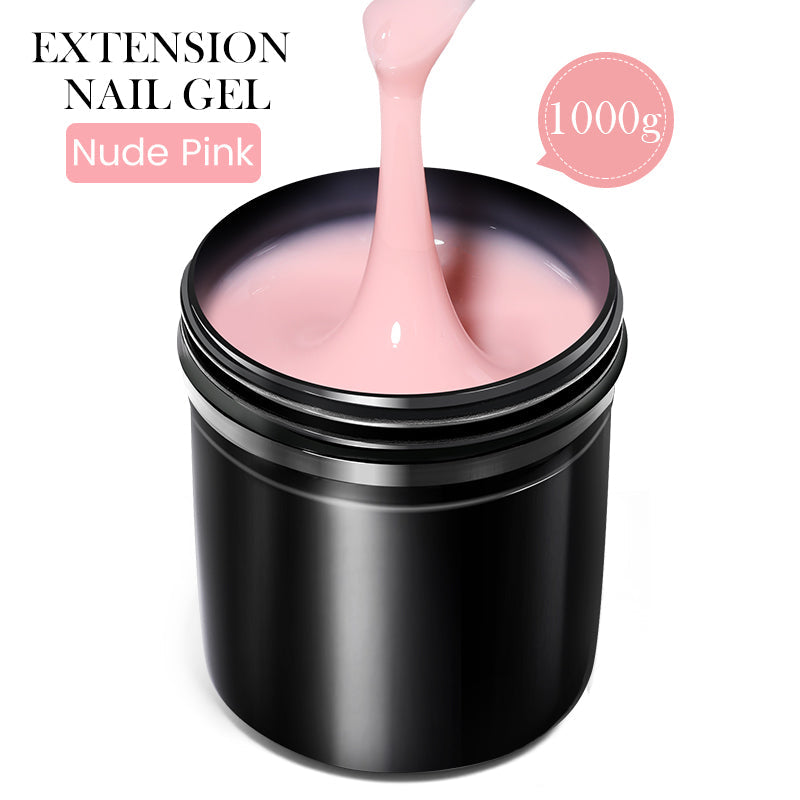 1000g Extension Nail Gel Jelly Gel Quick Building Gel Nail Polish Extension Nail Gel BORN PRETTY Nude Pink 