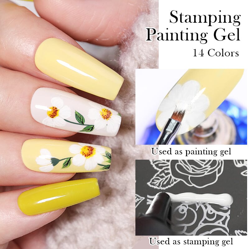 Stamping Painting Gel Stamping Nails BORN PRETTY 
